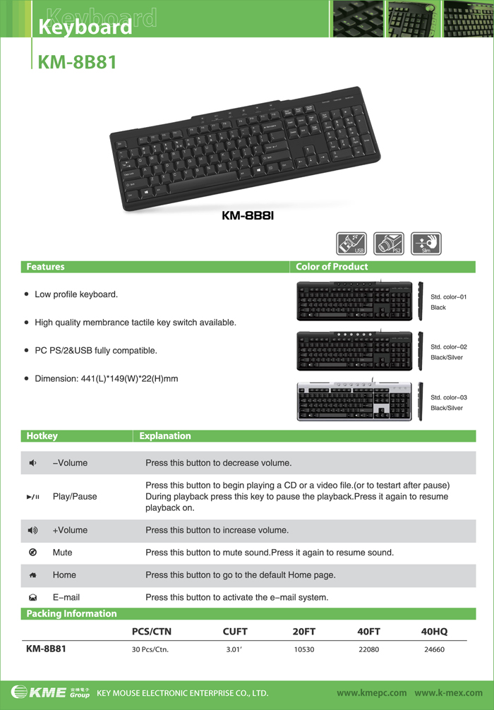 Keyboard Multimedia UK/Maltese USB